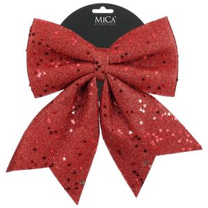 Бант на елку Feira 24*20 см алый Edelman фото 1