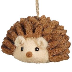 Елочная игрушка Ежик Фрэнки - Шерстяные Иголки 4 см Edelman фото 1