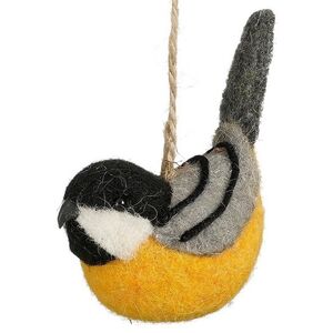 Елочные игрушки Птички: Воробьи-Синички 13 см, 3 шт Edelman фото 2