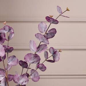 Искусственная ветка Эвкалипт Дымчатый 88 см, пурпурный Edelman (Эдельман) фото 2