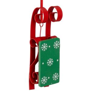 Елочные игрушки Санки Эльфов 13 см, 3 шт Edelman фото 3