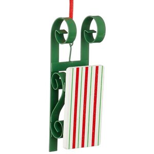 Елочные игрушки Санки Эльфов 13 см, 3 шт Edelman фото 4