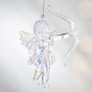 Елочная игрушка Ангел Купидон 10 см радужный, подвеска Forest Market фото 2