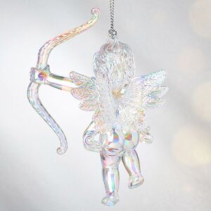 Елочная игрушка Ангел Купидон 10 см радужный, подвеска Forest Market фото 7