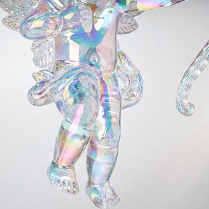 Елочная игрушка Ангел Купидон 10 см радужный, подвеска Forest Market фото 8