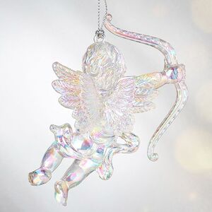 Елочная игрушка Ангел Купидон 10 см радужный, подвеска Forest Market фото 4