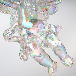 Елочная игрушка Ангел Купидон 10 см радужный, подвеска Forest Market фото 5