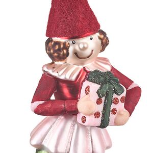 Стеклянная елочная игрушка Гномик - Retro Christmas 17 см Winter Deco фото 4