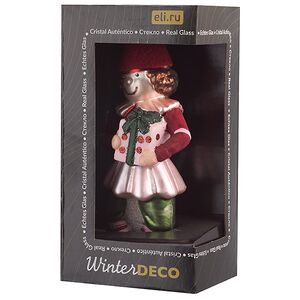 Стеклянная елочная игрушка Гномик - Retro Christmas 17 см Winter Deco фото 3