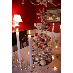 Набор стеклянных шаров 8 см серебряный mix, 6 шт Winter Deco фото 2