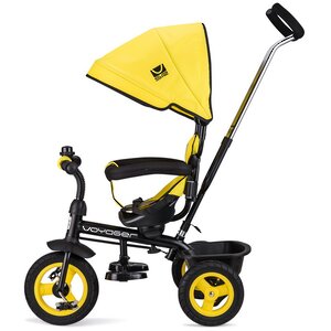 Трехколесный велосипед-коляска Small Rider Voyager с ручкой и козырьком, желтый Small Rider фото 2