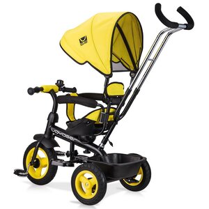 Трехколесный велосипед-коляска Small Rider Voyager с ручкой и козырьком, желтый Small Rider фото 3