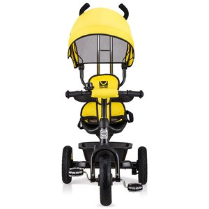 Трехколесный велосипед-коляска Small Rider Voyager с ручкой и козырьком, желтый Small Rider фото 5