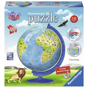 3D Пазл Глобус, 180 элементов Ravensburger фото 2