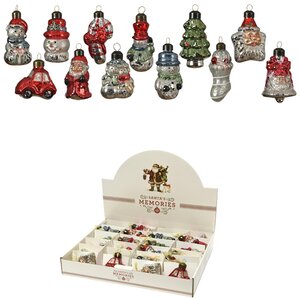 Набор стеклянных елочных игрушек Vintage Christmas: Classic 6-9 см, 24 шт Kaemingk фото 1