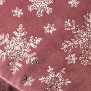 Новогодняя дорожка Росантико - Снежинки 270*28 см Due Esse Christmas (Ду Эссе Кристмас) фото 2