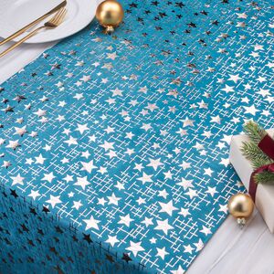 Новогодняя дорожка Via Celeste - Звёздочки 270*48 см