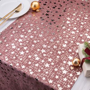 Новогодняя дорожка Rosantico - Звёздочки 270*48 см