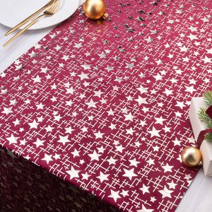 Новогодняя дорожка Granada - Звёздочки 270*48 см
