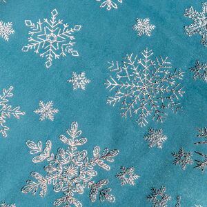 Новогодняя дорожка Via Celeste - Снежинки 270*28 см Due Esse Christmas (Ду Эссе Кристмас) фото 2