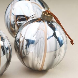 Набор стеклянных шаров Divorze Marrone 10 см, 4 шт Christmas Deluxe фото 4