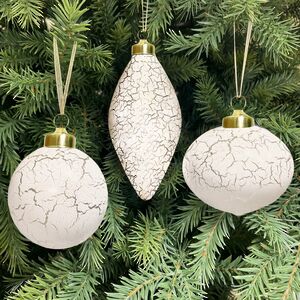 Набор стеклянных игрушек Ceres Framme 8-12 см, 9 шт Christmas Deluxe фото 3