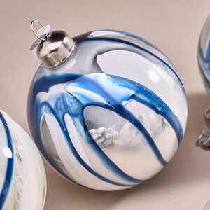 Набор стеклянных шаров Divorze Souris 8 см, 9 шт Christmas Deluxe фото 2