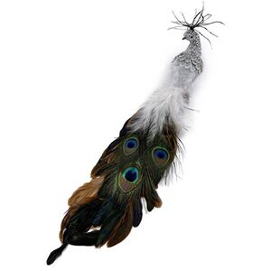 Декоративная фигура Павлин Onyx - Peacock Oasis 50 см, клипса
