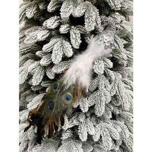 Декоративная фигура Павлин Onyx - Peacock Oasis 50 см, клипса Christmas Deluxe фото 1