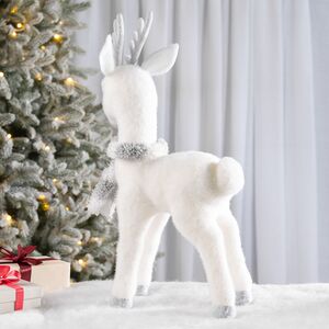 Декоративная фигура Олень Фенди в шарфе - Warm heart 41 см Christmas Deluxe фото 3