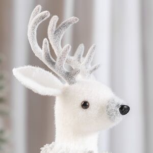 Декоративная фигура Олень Тоффи в шарфе - Warm heart 39 см Christmas Deluxe фото 2