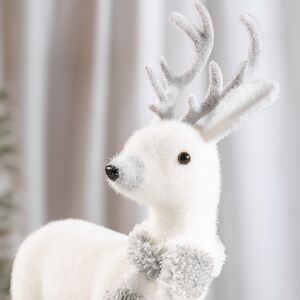 Декоративная фигура Олень Тоффи в шарфе - Warm heart 39 см Christmas Deluxe фото 4