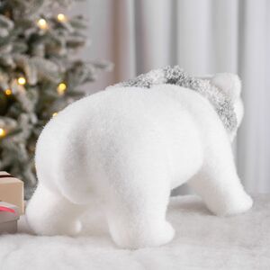 Декоративная фигура Медведь Бонди в шарфе - Warm heart 35 см Christmas Deluxe фото 3