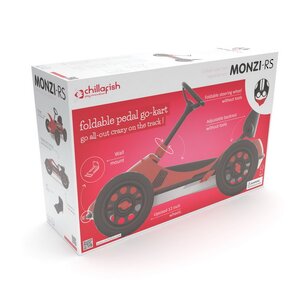 Детский веломобиль Chillafish Monzi-RS, 111*71*67 см, колеса 12", красный Chillafish (Чиллафиш) фото 9