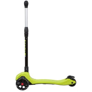 Трехколесный самокат Novatrack Rainbow Pro с широкими светящимися колесами 135/90, лайм, до 80 кг Novatrack фото 3
