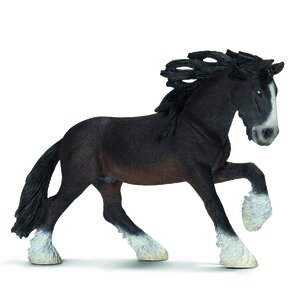 Фигурка Шайрский жеребец 17 см Schleich (Шляйх) фото 1