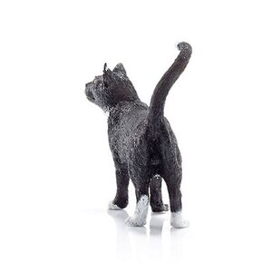 Фигурка Кошка черная, стоящая 6 см Schleich фото 2