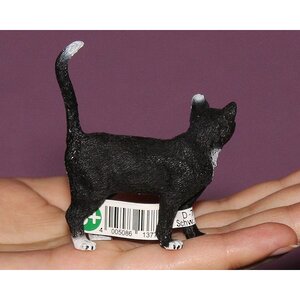 Фигурка Кошка черная, стоящая 6 см Schleich фото 3