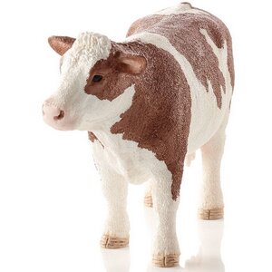 Фигурка Симментальская корова 13 см Schleich фото 1