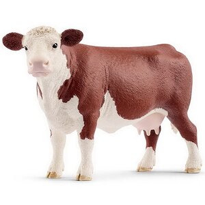 Фигурка Герефордская корова 14 см Schleich фото 1