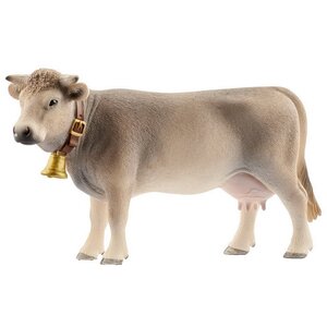 Фигурка Бурая швицкая корова 14 см Schleich фото 1