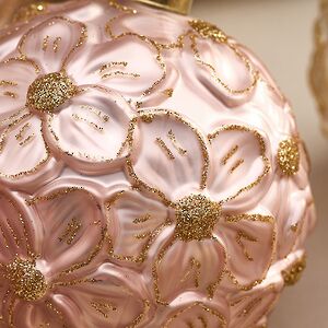 Набор стеклянных шаров Rosolina - Flower Meadow 8 см, 9 шт Christmas Deluxe фото 3