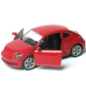 Модель машинки VW Жук красный 1:50, 8 см SIKU фото 3