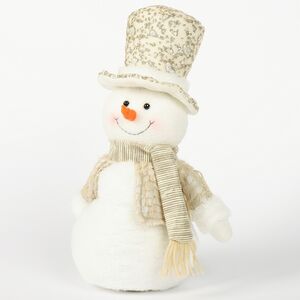 Новогодняя фигура Снеговик Сэр Сноуден в цилиндре 31*16 см Christmas Deluxe фото 2