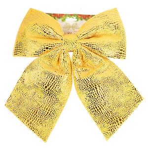 Бант на елку Luminous Luxe 28*25 см золотой Christmas Deluxe фото 1
