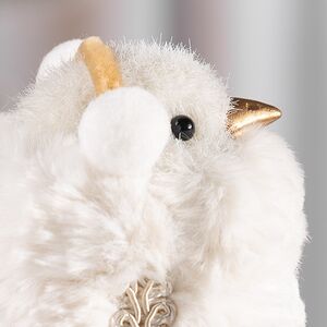 Декоративная фигурка Синичка Лея в наушниках - Warm heart 16*14 см Christmas Deluxe фото 2