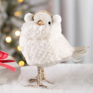 Декоративная фигурка Синичка Лея в наушниках - Warm heart 16*14 см