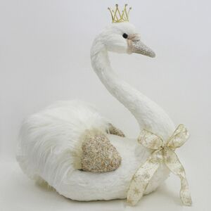 Декоративная фигура Царевна Лебедь Энджел - Warm heart 50*42 см Christmas Deluxe фото 1