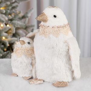 Декоративная фигура Семья Пингвинов Тиарен - Warm heart 20*19 см Christmas Deluxe фото 1