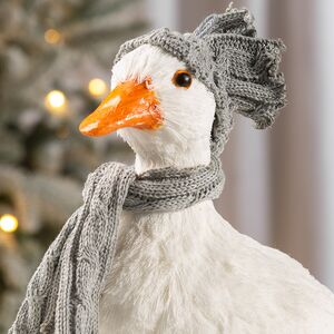 Декоративная фигура Гусь Тувин - Warm heart 36*30 см Christmas Deluxe фото 2